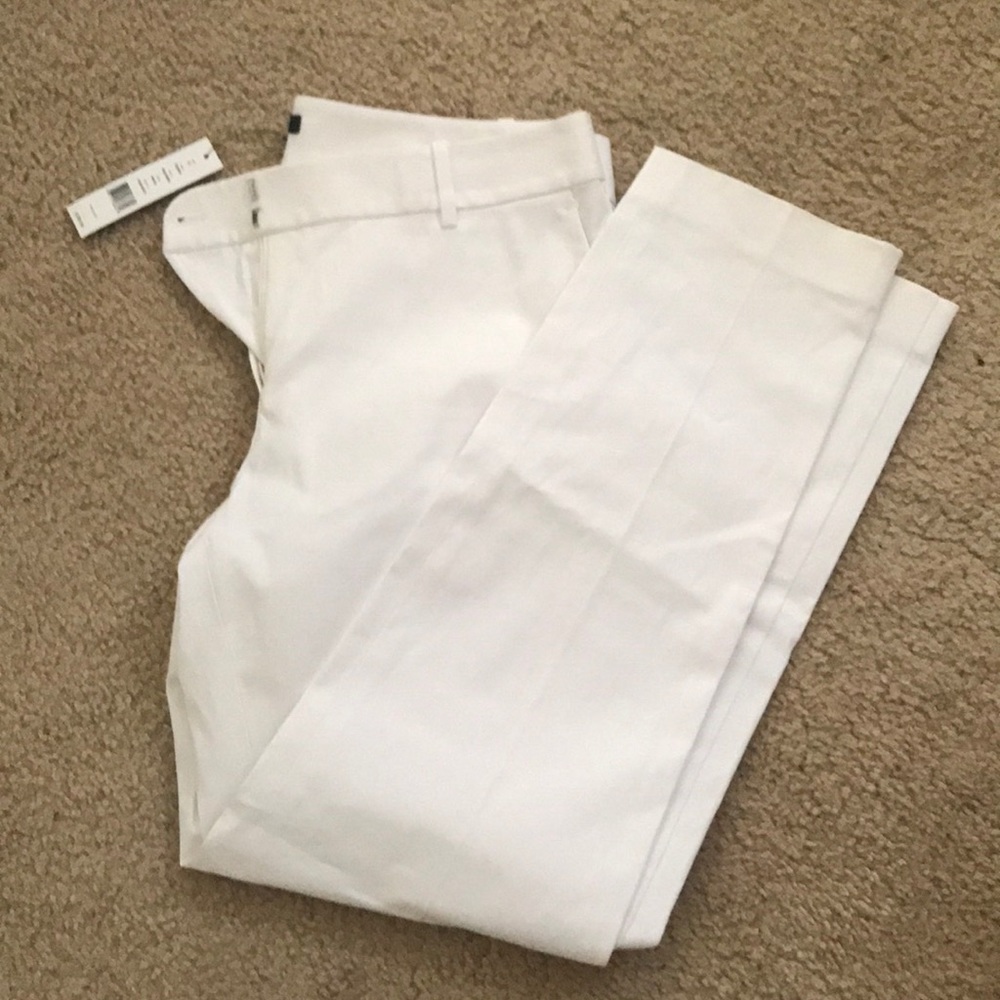 White pants made by theory